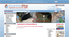 Desktop Screenshot of alcantaraetna.it